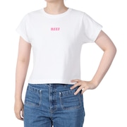 (レディース)HERITAGE ロゴ 半袖 Tシャツ RFTEL2507-WHT