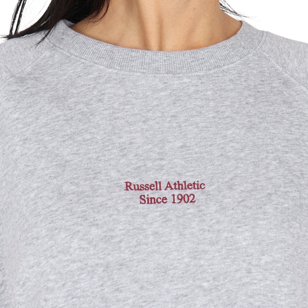 ラッセル（RUSSELL）（レディース）ミニ裏毛ラグランフレンチスリーブ RBL25S1006 MGRY