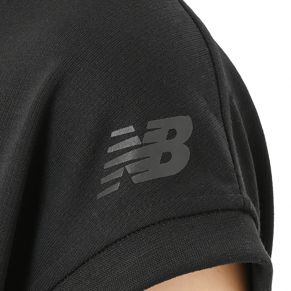 ニューバランス（new balance）（レディース）フレンチスリーブプルオーバーTシャツ AWT55087BK