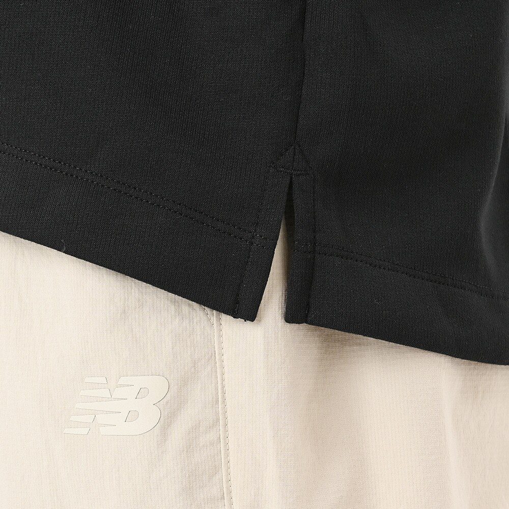 ニューバランス（new balance）（レディース）フレンチスリーブプルオーバーTシャツ AWT55087BK