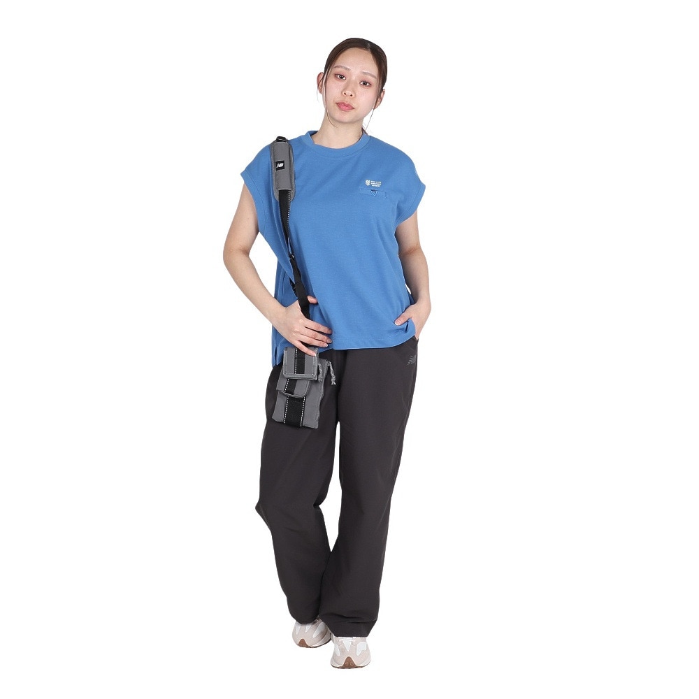 ニューバランス（new balance）（レディース）フレンチスリーブプルオーバーTシャツ AWT55087SET