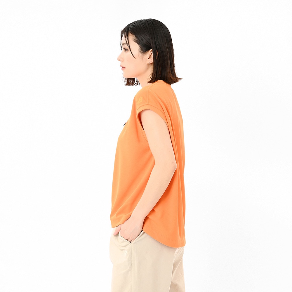 ニューバランス（new balance）（レディース）フレンチスリーブプルオーバーTシャツ AWT55087SIZ