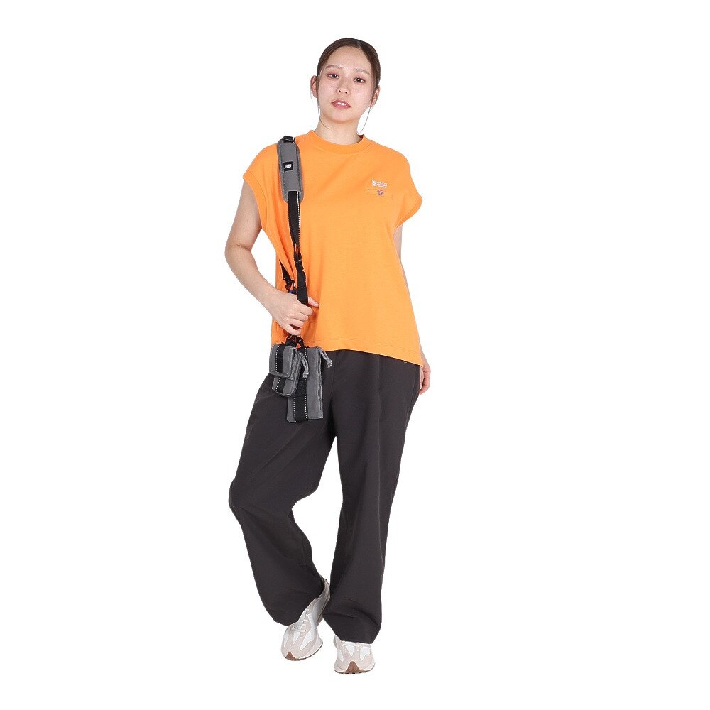 ニューバランス（new balance）（レディース）フレンチスリーブプルオーバーTシャツ AWT55087SIZ