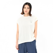 (レディース)フレンチスリーブプルオーバーTシャツ AWT55087SST