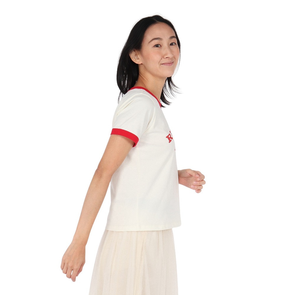 ラッセル（RUSSELL）（レディース）30/ アーチロゴリンガー 半袖Tシャツ RBL25S1001 IVR