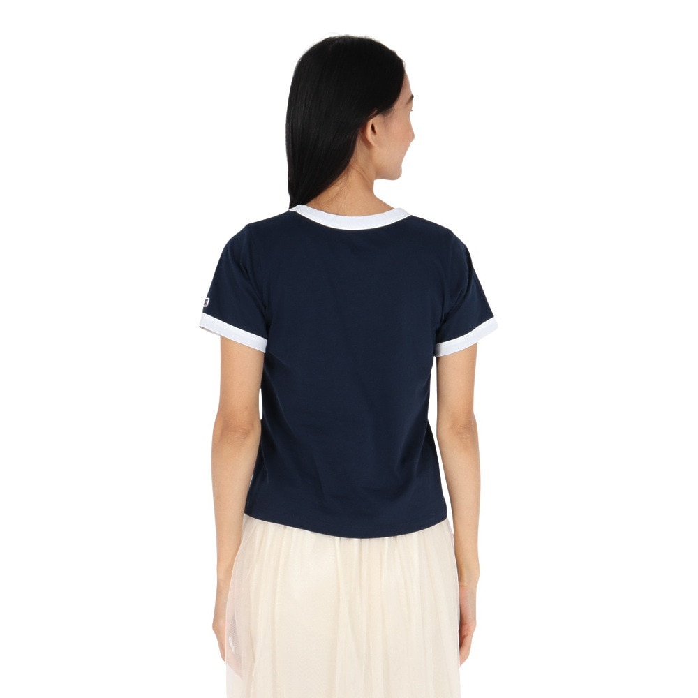ラッセル（RUSSELL）（レディース）アーチロゴリンガー 半袖Tシャツ RBL25S1001 NVY