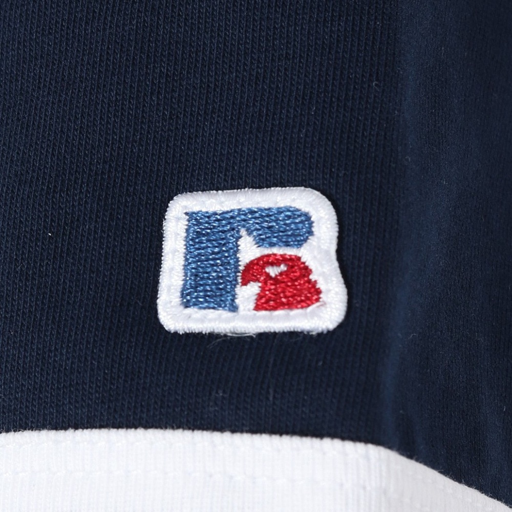 ラッセル（RUSSELL）（レディース）アーチロゴリンガー 半袖Tシャツ RBL25S1001 NVY
