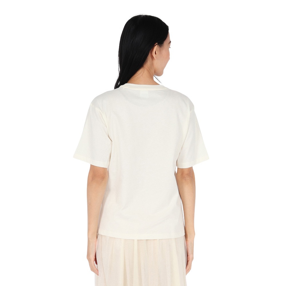 ラッセル（RUSSELL）（レディース）30/ カレッジプリント 半袖Tシャツ RBL25S1002 IVR