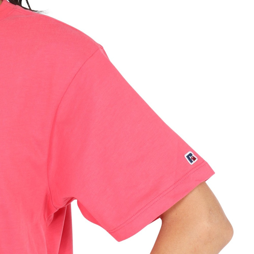 ラッセル（RUSSELL）（レディース）カレッジプリント 半袖Tシャツ RBL25S1002 ROS