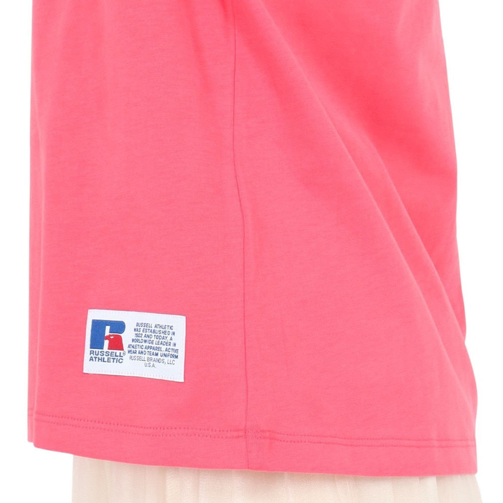ラッセル（RUSSELL）（レディース）カレッジプリント 半袖Tシャツ RBL25S1002 ROS