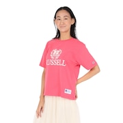 (レディース)カレッジプリント 半袖Tシャツ RBL25S1002 ROS