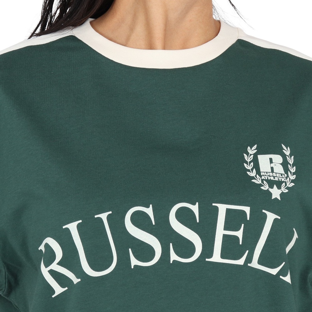 ラッセル（RUSSELL）（レディース）ゲームシャツ 半袖Tシャツ RBL25S1003 DGRN