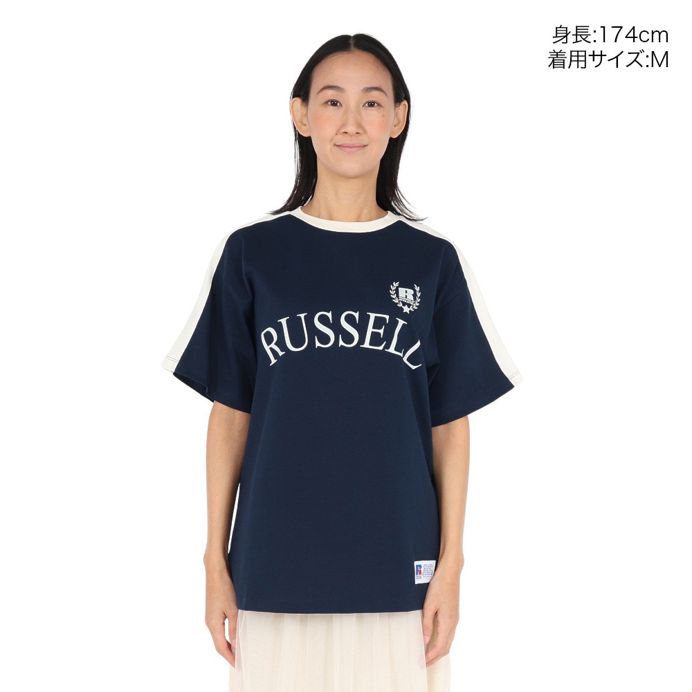 ラッセル（RUSSELL）（レディース）ゲームシャツ 半袖Tシャツ RBL25S1003 NVY