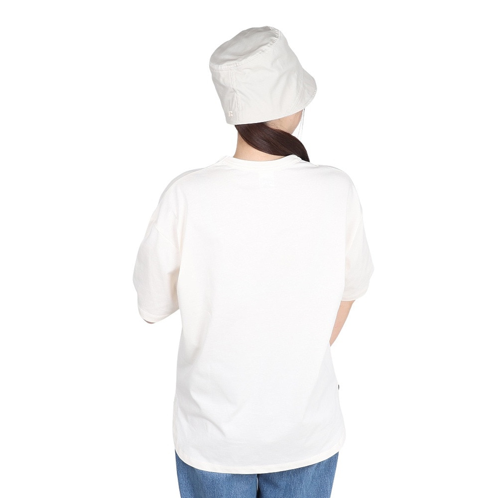 ラッセル（RUSSELL）（レディース）40/2 ロゴプリント 半袖Tシャツ RBL25S1004 IVR