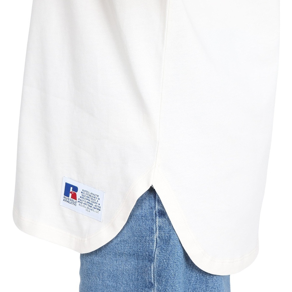 ラッセル（RUSSELL）（レディース）40/2 ロゴプリント 半袖Tシャツ RBL25S1004 IVR