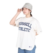 (レディース)40/2 ロゴプリント 半袖Tシャツ RBL25S1004 IVR