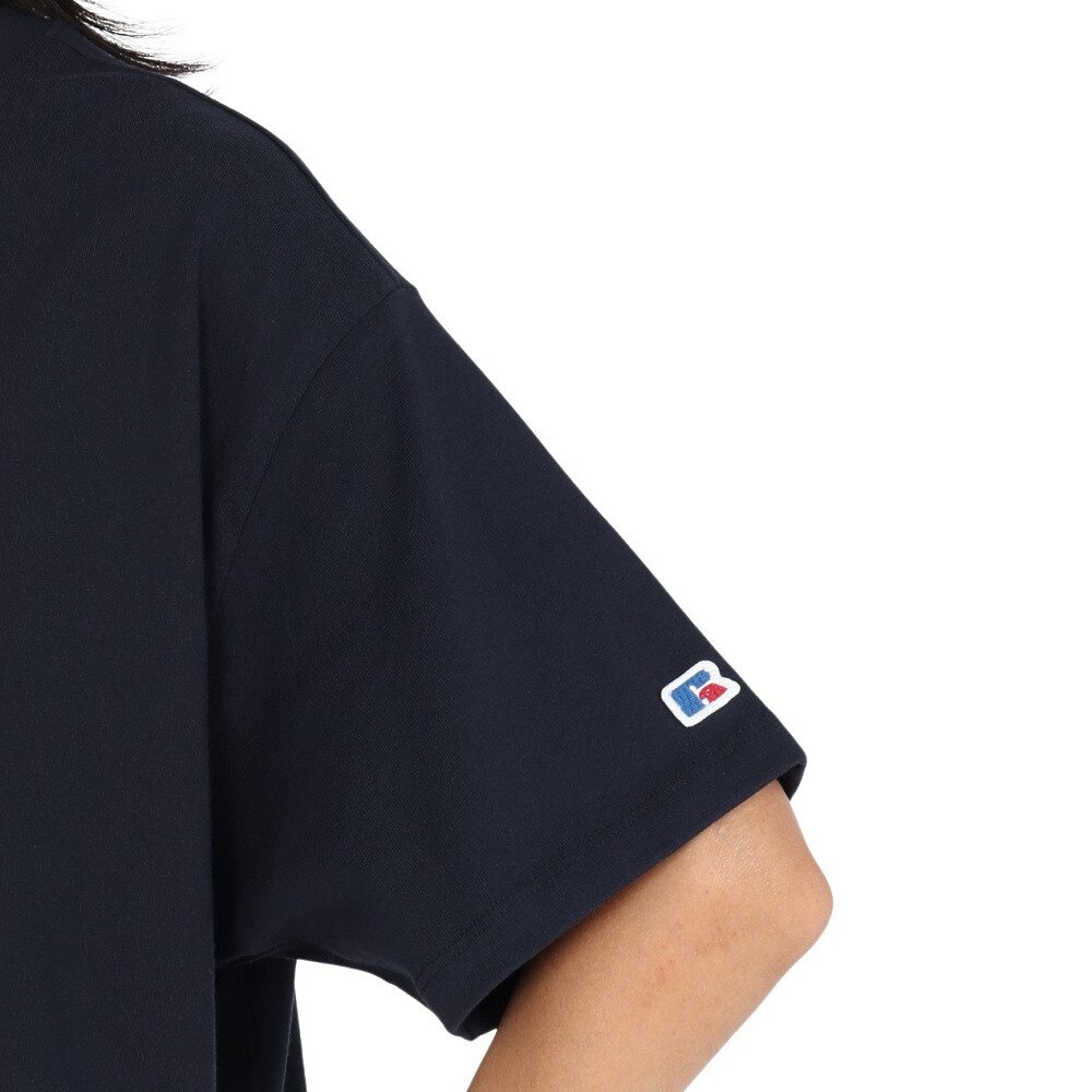 ラッセル（RUSSELL）（レディース）サイドスリット 半袖Tシャツ RBL25S1008 NVY