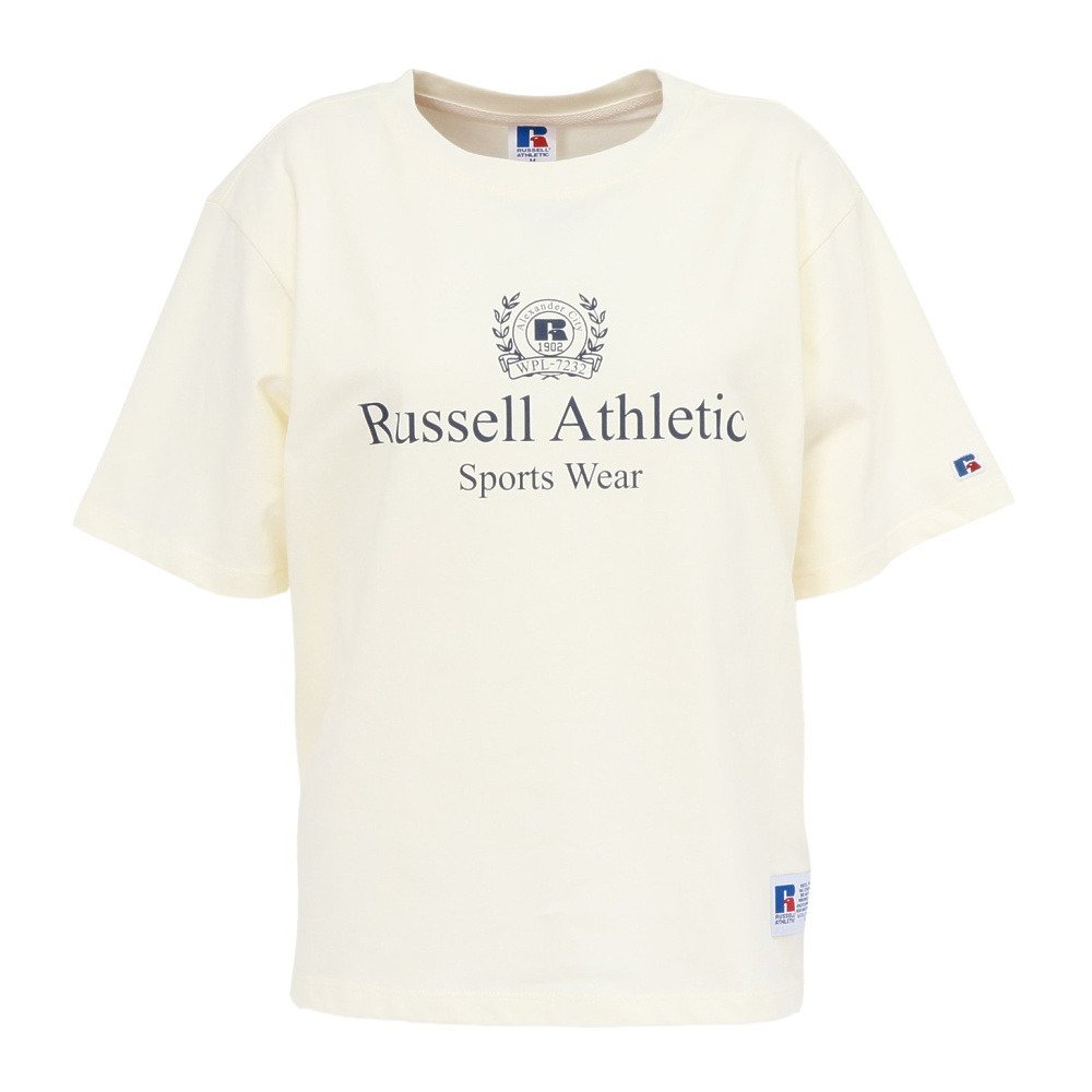 ラッセル（RUSSELL）（レディース）30/- カレッジ 半袖Tシャツ