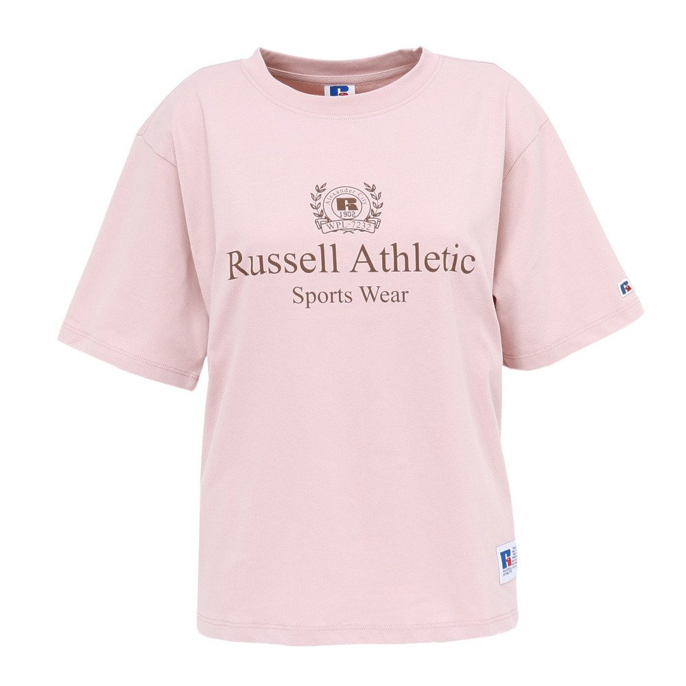 ラッセル（RUSSELL）（レディース）30/- カレッジ 半袖Tシャツ