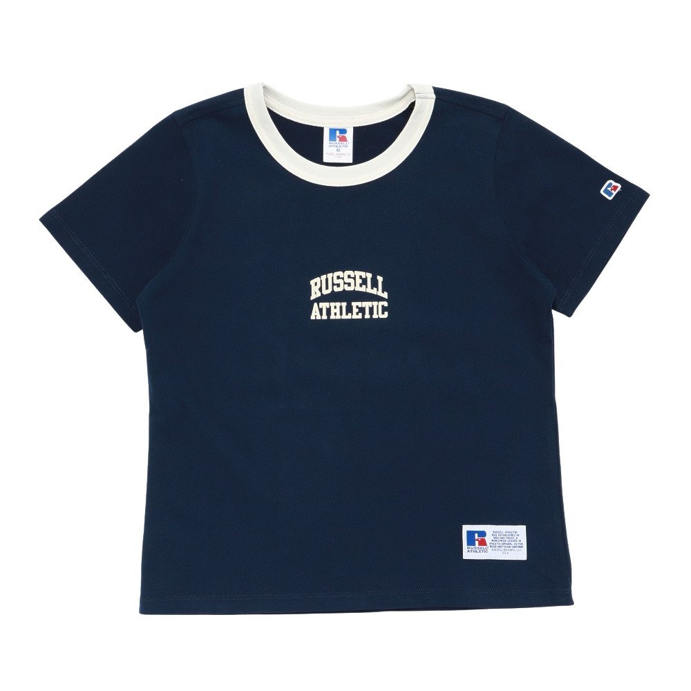 ラッセル（RUSSELL）（レディース）ブランドロゴ 半袖Tシャツ