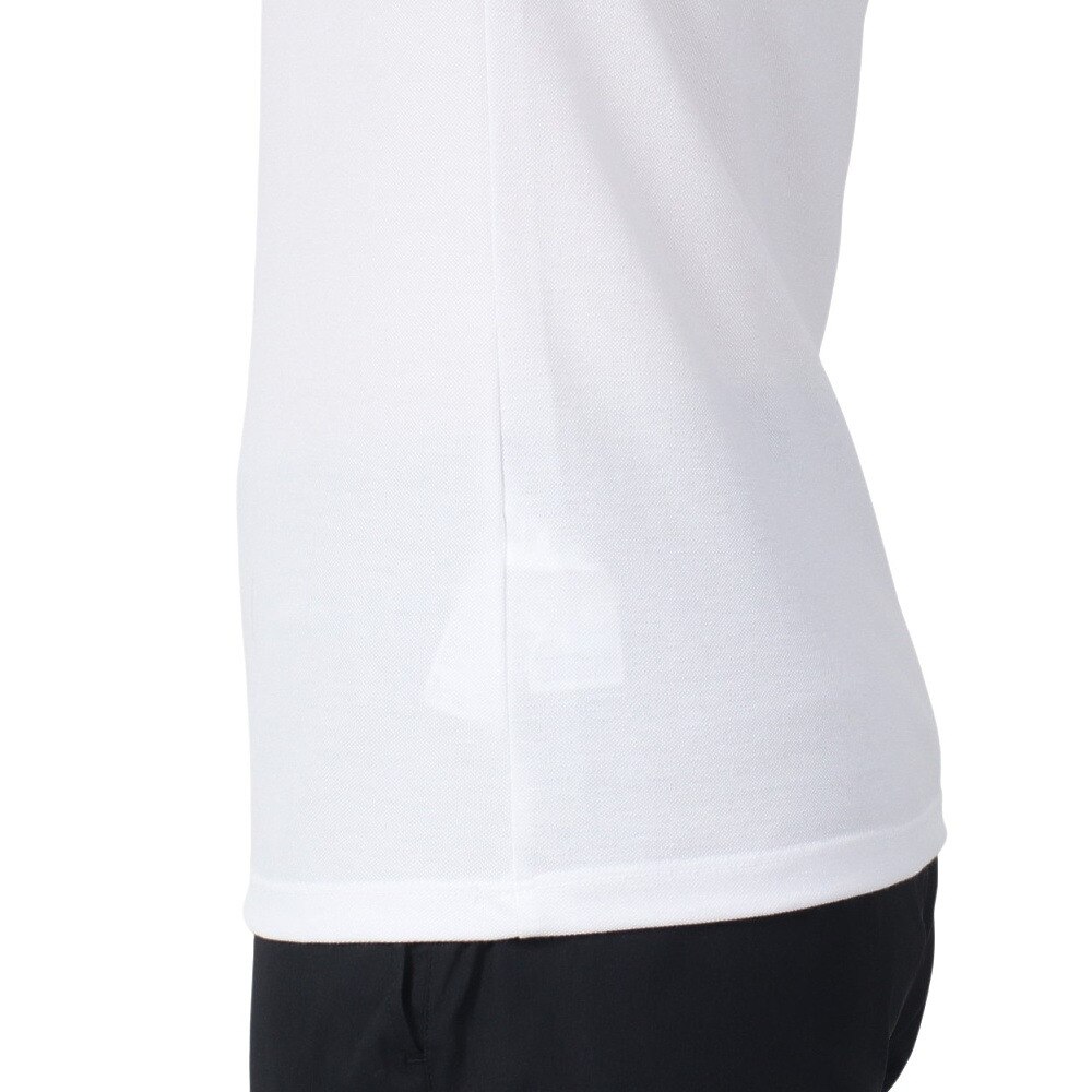 ゲス（GUESS）（レディース）ワンポイントロゴ 半袖ポロシャツ YM2K8470 KWHT