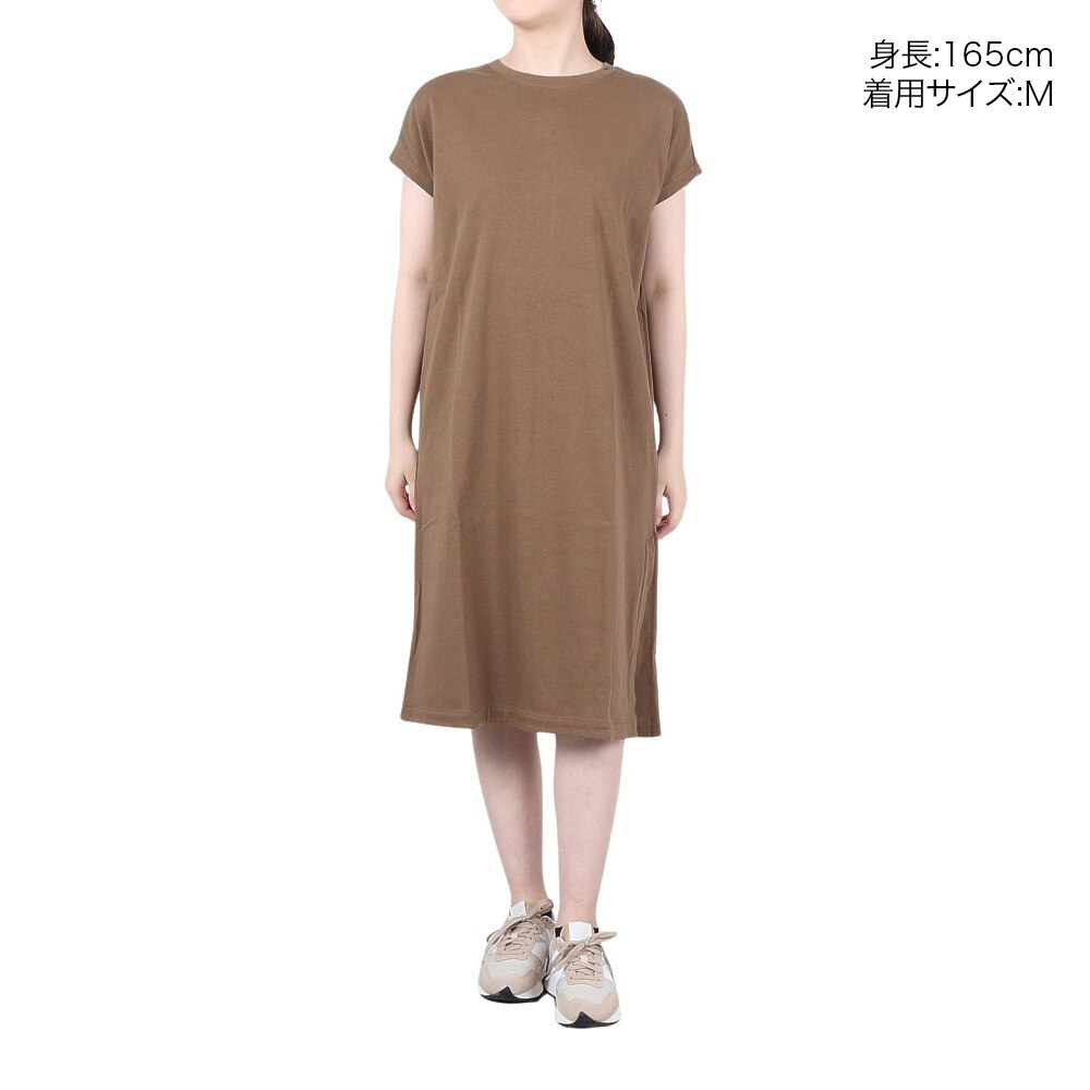 エルケクス（ELKEX）（レディース）ORGANIC ワンピース EKL2S14153 BRN