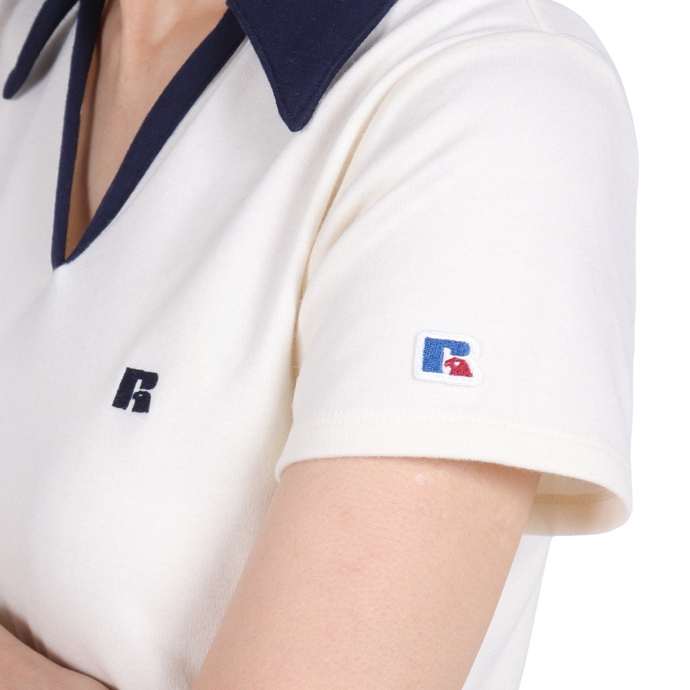 ラッセル（RUSSELL）（レディース）Vネックワンピース RBL24S1009 IVR