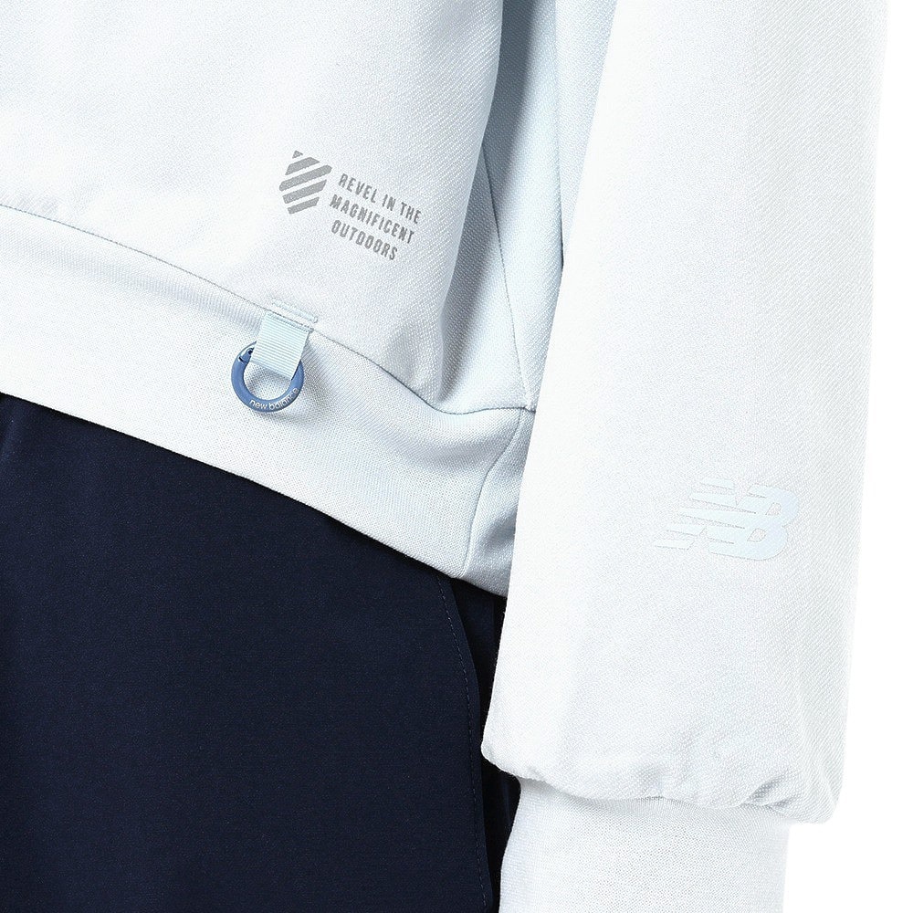 ニューバランス（new balance）（レディース）OUTDOOR ライトスウェットハーフジッププルオーバー AWT45742IB
