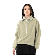 (レディース)OUTDOOR ライトスウェットハーフジッププルオーバー AWT45742OVN