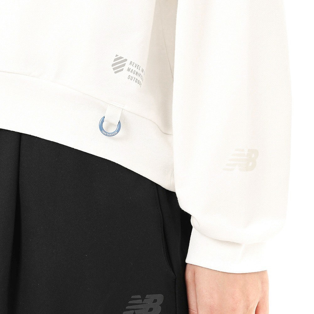 ニューバランス（new balance）（レディース）OUTDOOR ライトスウェットハーフジッププルオーバー AWT45742SST