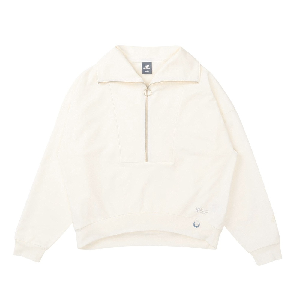 ニューバランス（new balance）（レディース）OUTDOOR ライトスウェットハーフジッププルオーバー AWT45742SST