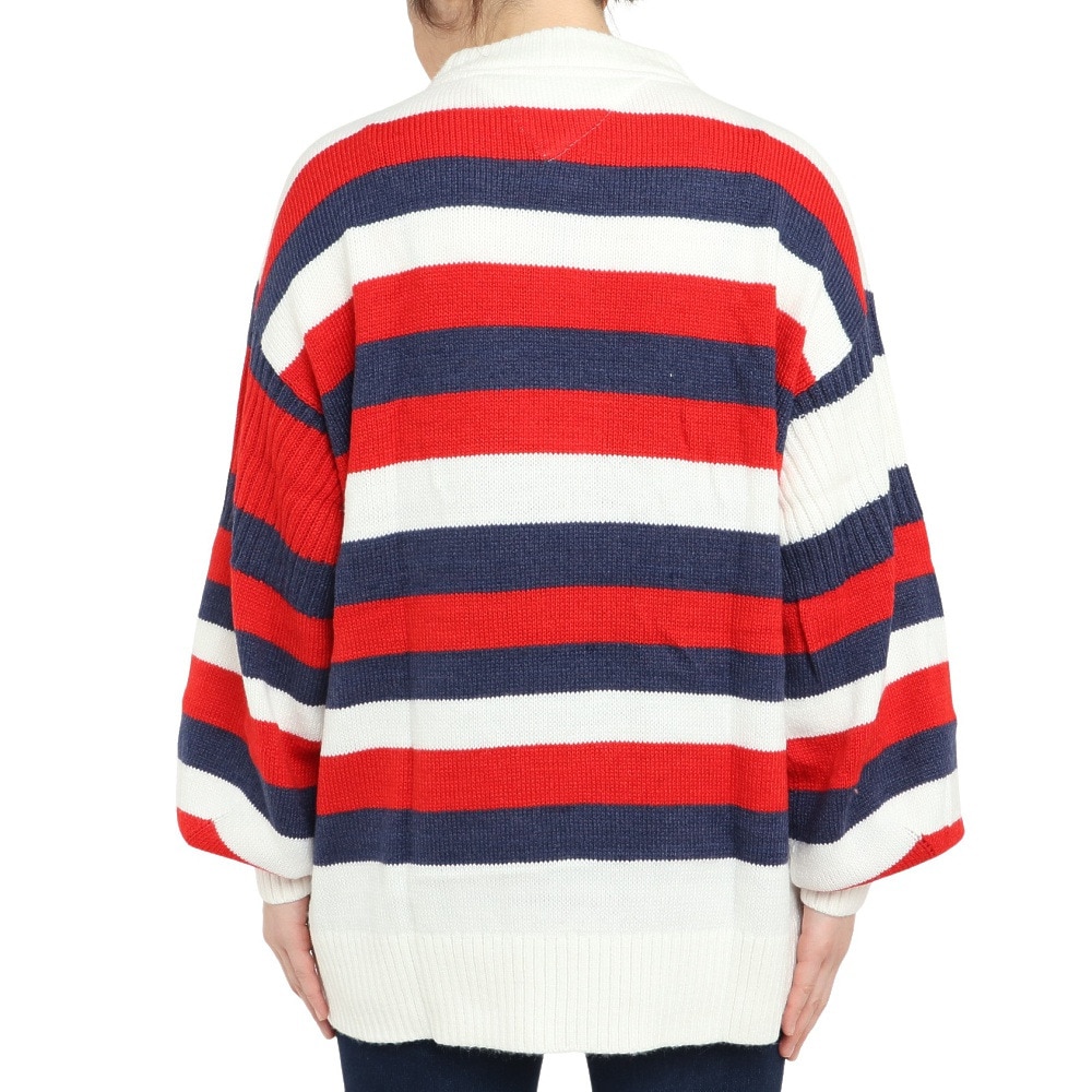 トミー ジーンズ（TOMMY JEANS）（レディース）タイムレス フラッグボーダーセーター DW14962-YBH