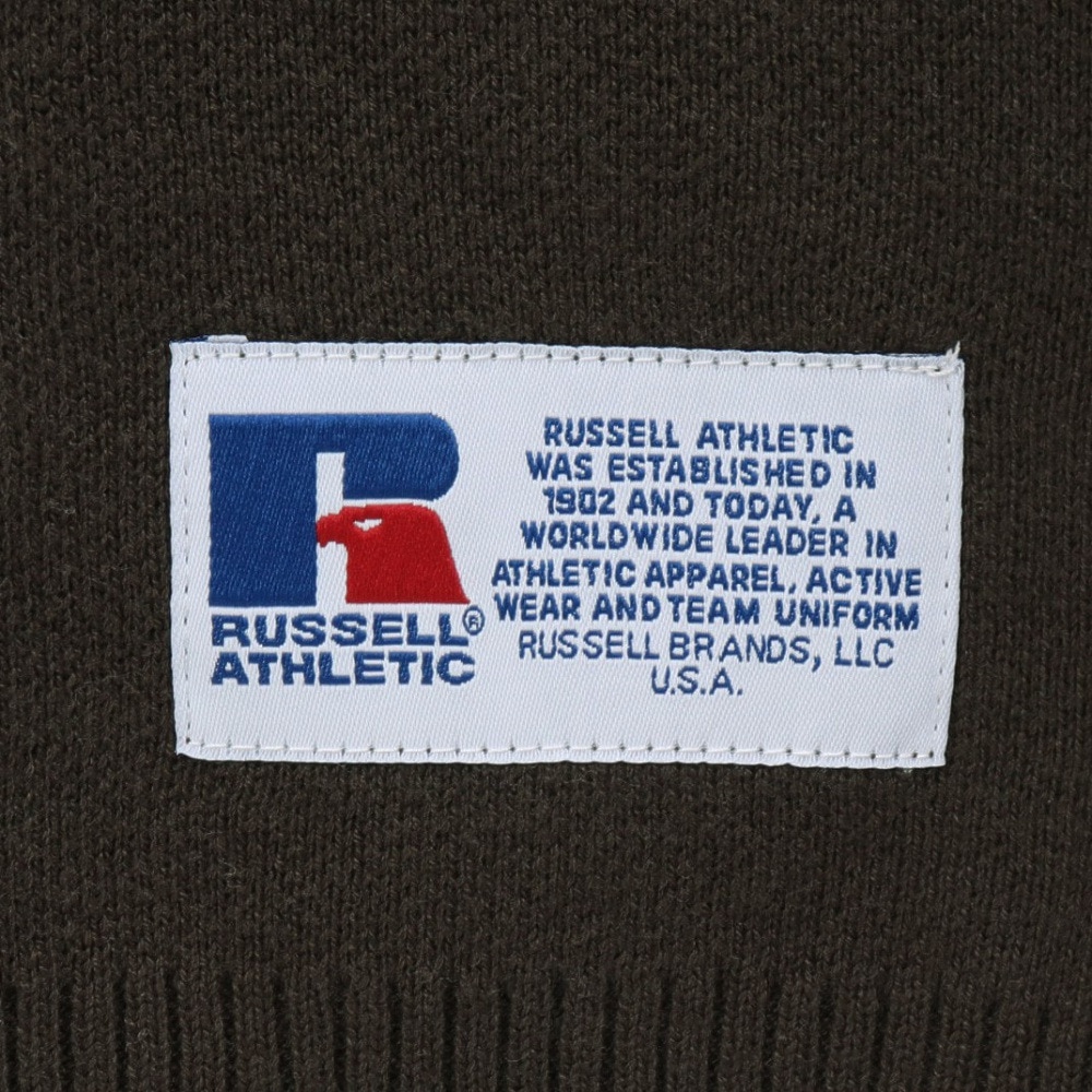 ラッセル（RUSSELL）（レディース）カレッジロゴ ニット RBL25F0004 KHK