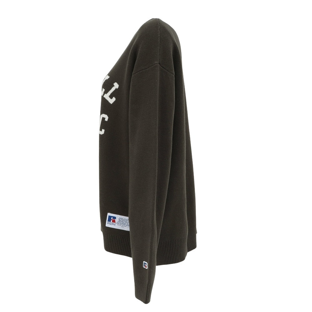 ラッセル（RUSSELL）（レディース）カレッジロゴ ニット RBL25F0004 KHK