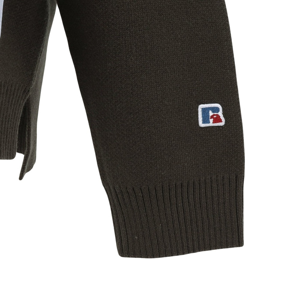 ラッセル（RUSSELL）（レディース）カレッジロゴ ニット RBL25F0004 KHK