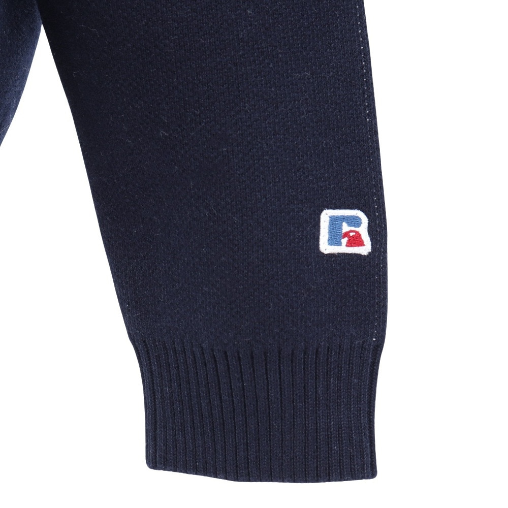 ラッセル（RUSSELL）（レディース）カレッジロゴ ニット RBL25F0004 NVY