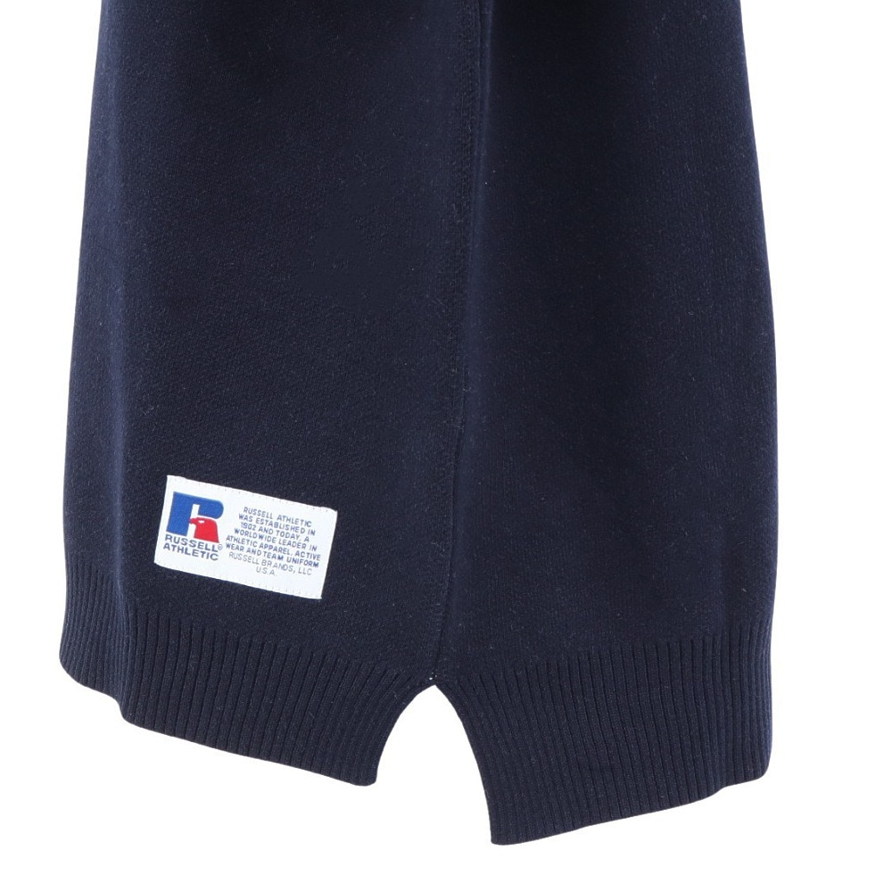 ラッセル（RUSSELL）（レディース）カレッジロゴ ニット RBL25F0004 NVY