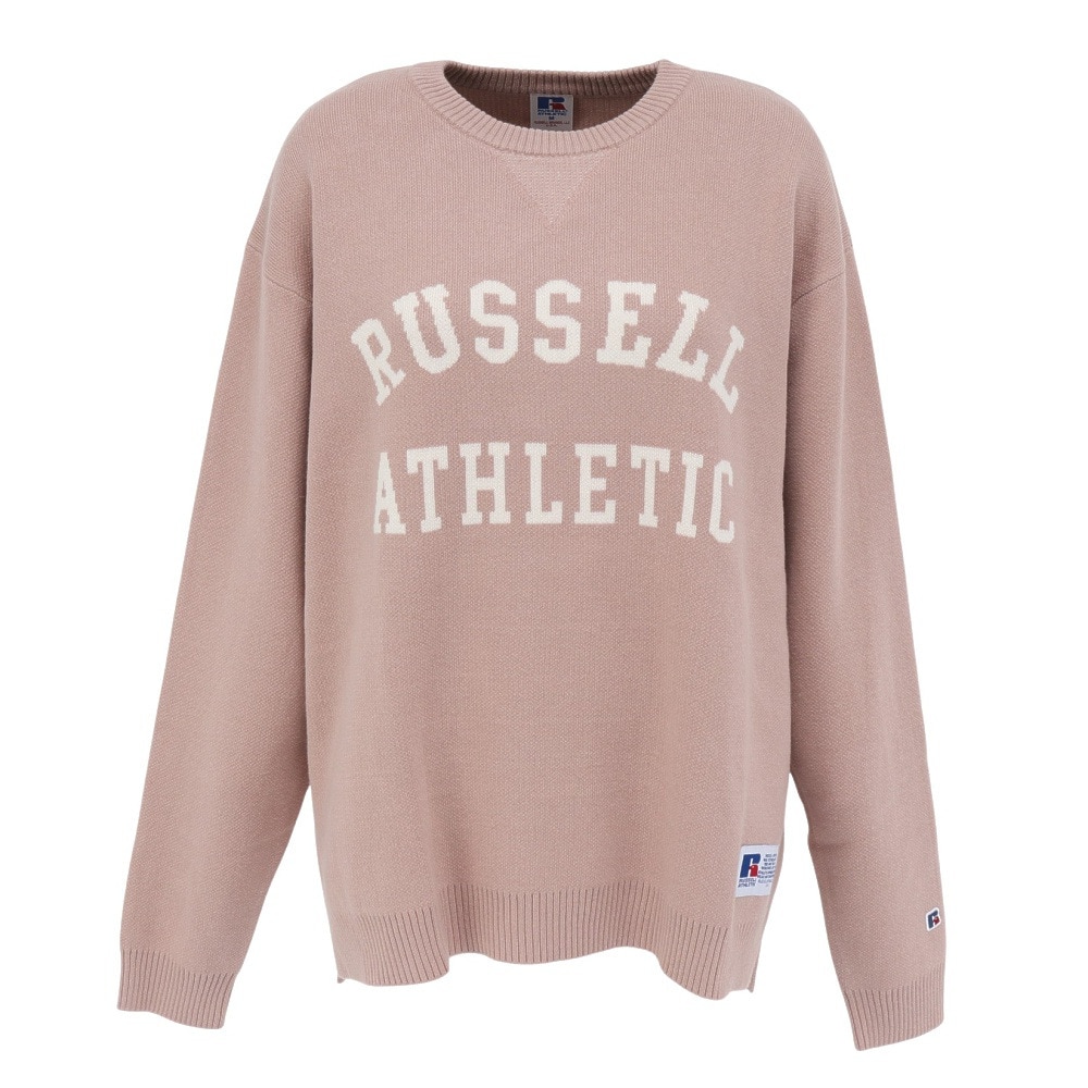 ラッセル（RUSSELL）（レディース）カレッジロゴ ニット RBL25F0004 PNK