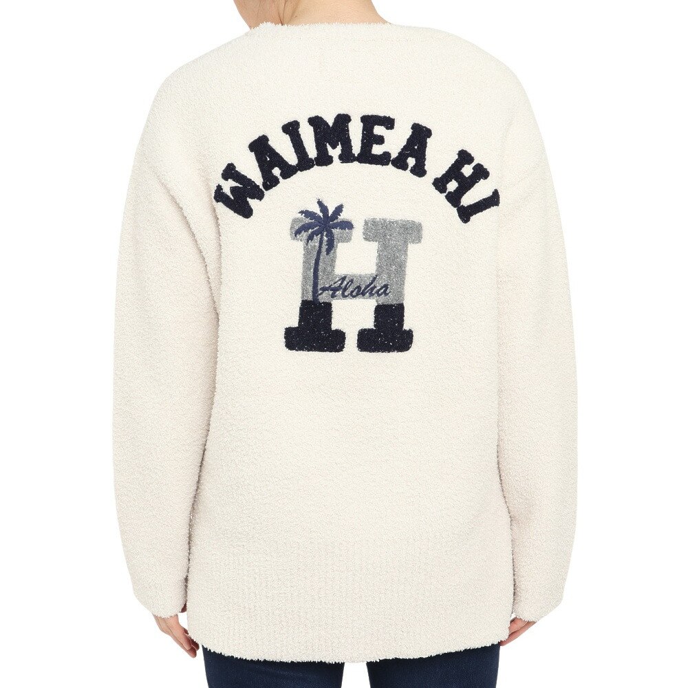 Hula Lani（レディース）モコモコ Vネックニット 224HU2KN023 WHT F