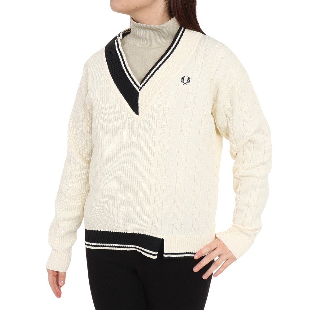 FRED PERRY ニット Cable Knit Panel Jumper2023年12月頃購入