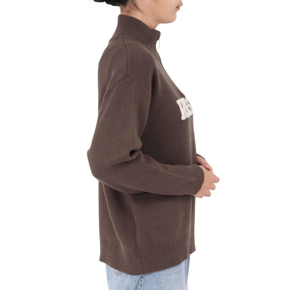 ラッセル（RUSSELL）（レディース）カレッジ ロゴ ニットセーター RBL24F1006 BRN