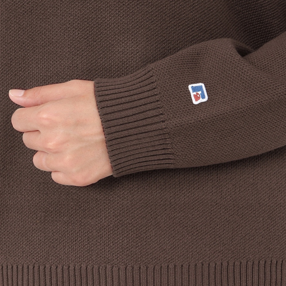 ラッセル（RUSSELL）（レディース）カレッジ ロゴ ニットセーター RBL24F1006 BRN