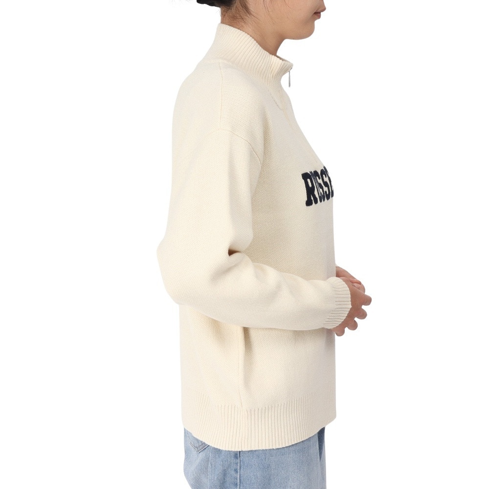 ラッセル（RUSSELL）（レディース）カレッジ ロゴ ニットセーター RBL24F1006 IVR