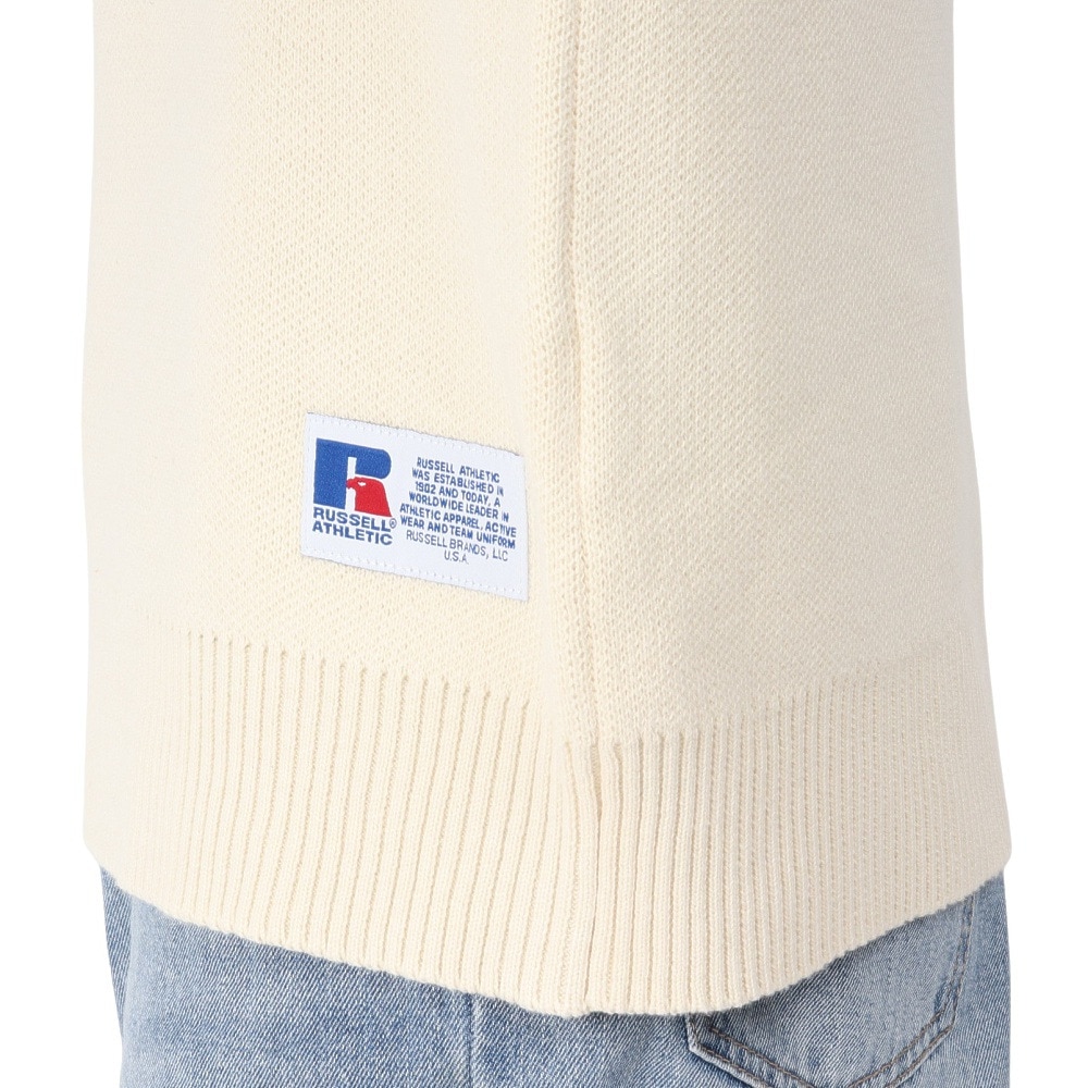 ラッセル（RUSSELL）（レディース）カレッジ ロゴ ニットセーター RBL24F1006 IVR