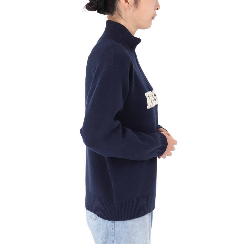 ラッセル（RUSSELL）（レディース）カレッジ ロゴ ニットセーター RBL24F1006 NVY