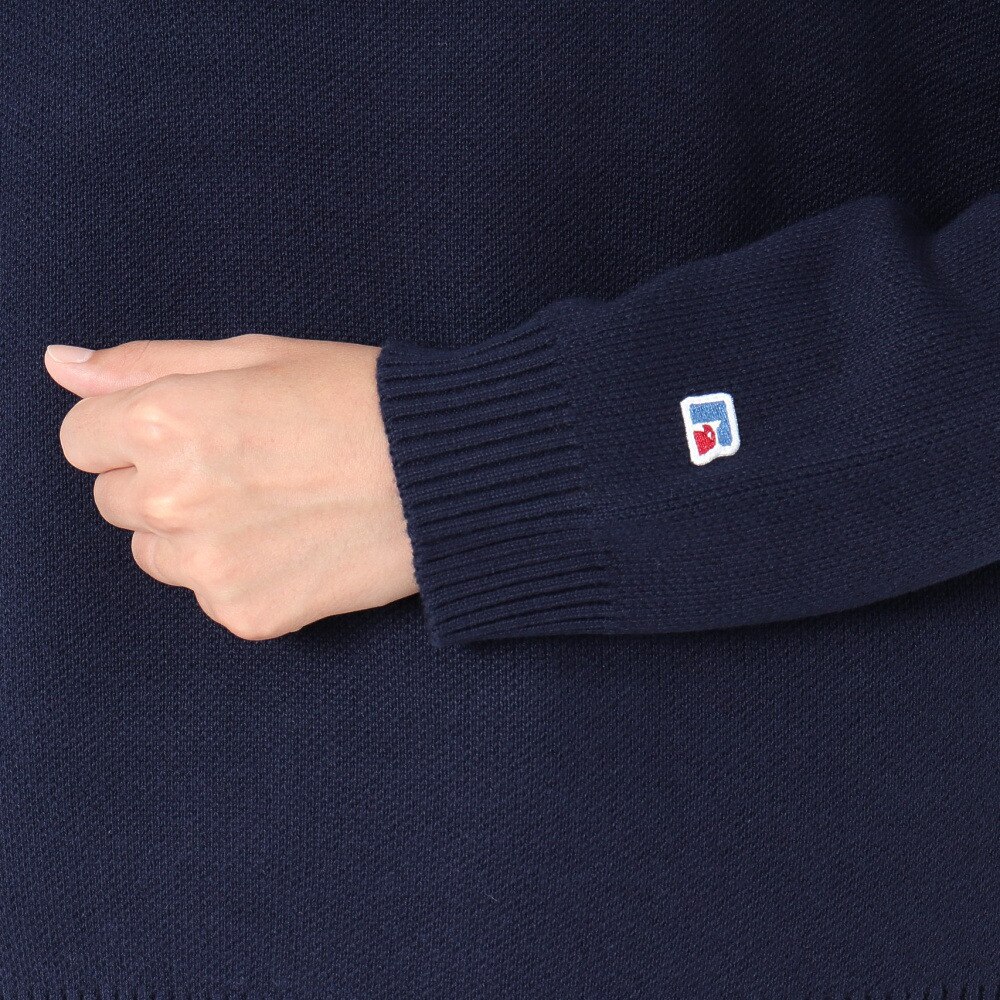 ラッセル（RUSSELL）（レディース）カレッジ ロゴ ニットセーター RBL24F1006 NVY