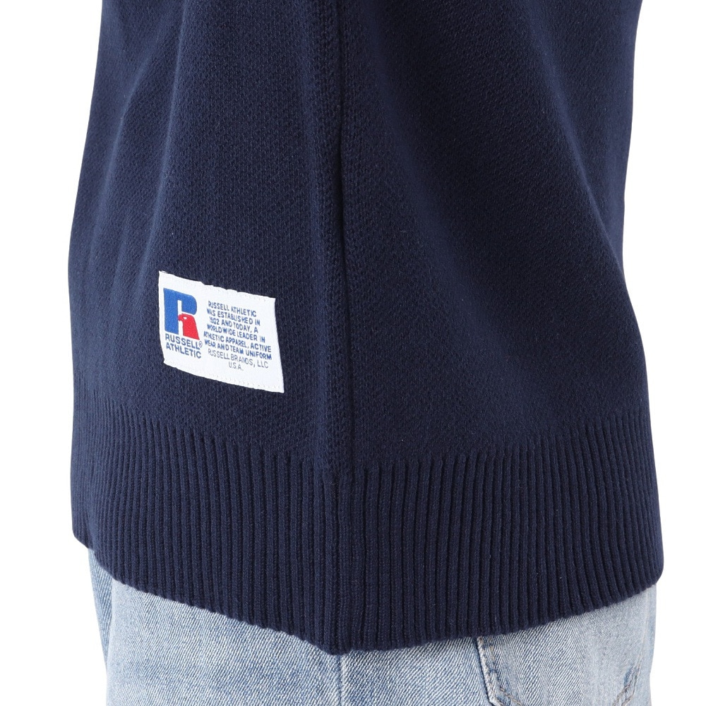 ラッセル（RUSSELL）（レディース）カレッジ ロゴ ニットセーター RBL24F1006 NVY