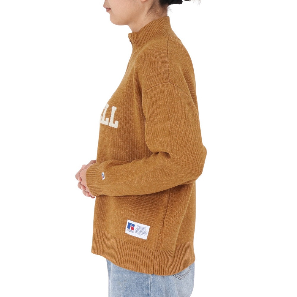 ラッセル（RUSSELL）（レディース）カレッジ ロゴ ニットセーター RBL24F1006 YEL