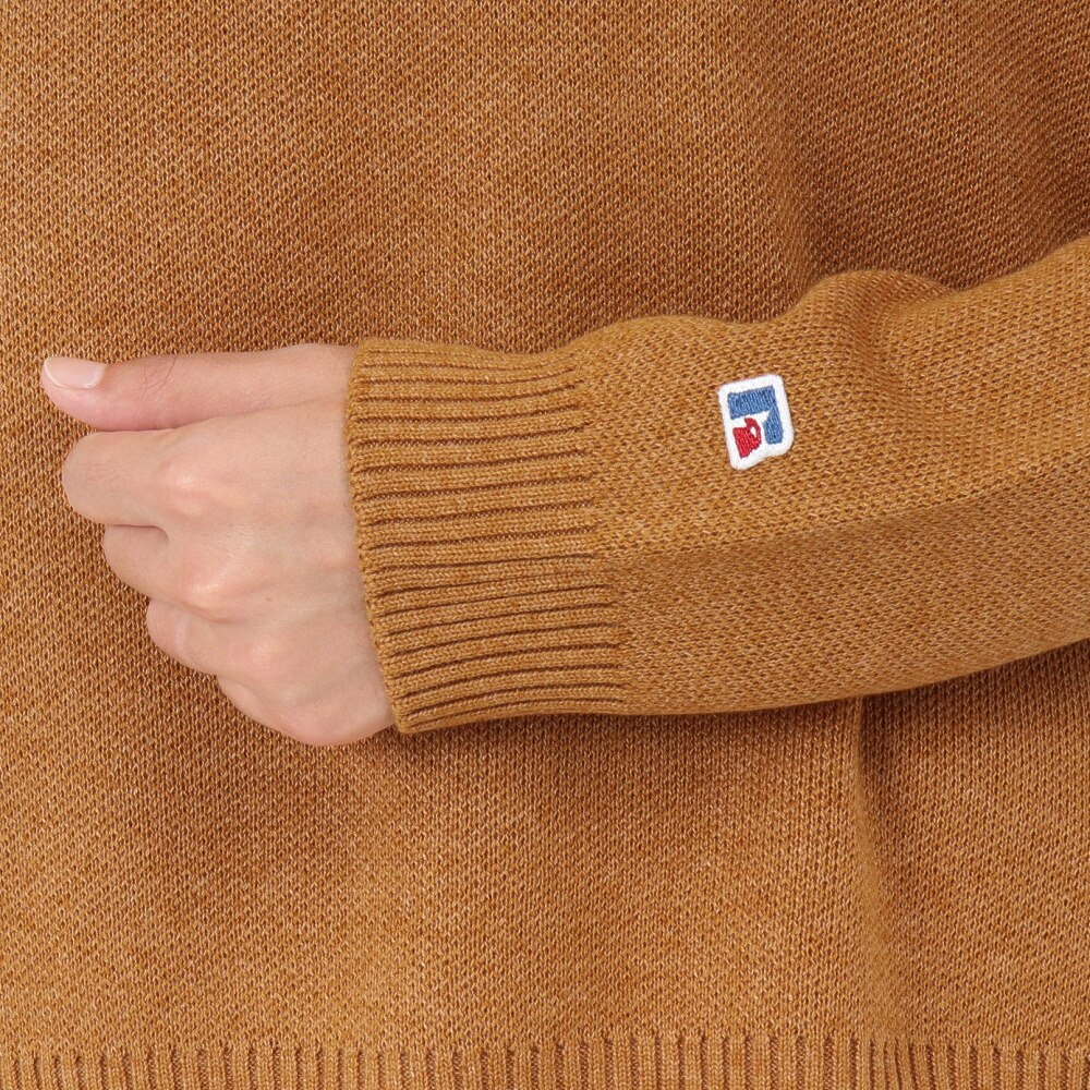 ラッセル（RUSSELL）（レディース）カレッジ ロゴ ニットセーター RBL24F1006 YEL