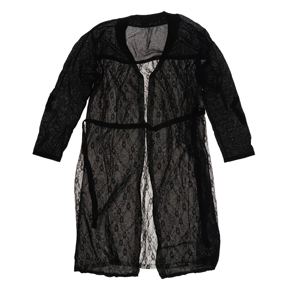  ロングカーディガン 01801421-BLK